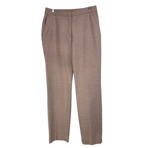 H&M Womens Pink Tweed Dress Career Pants Crop Size 6 RCC10458 EUC pockets